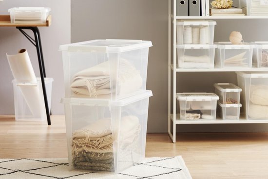 Orthex - SmartSTore Home 45 Boîte de rangement 47 litres - Polypropylène - Transparent