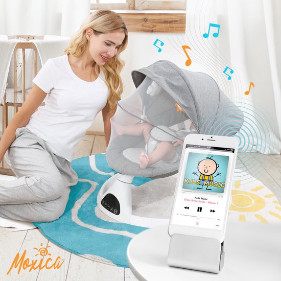 Château gonflable électrique Moxica - Balançoire pour bébé - Balançoire pour bébé - Château gonflable