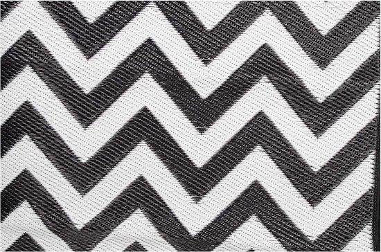 Bo-Camp - Tapis de sol - Wave - XL - Noir/blanc