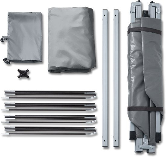 SoBuy OGS32-II-HG Tente de camping gonflable - Textile gris 193x161cm