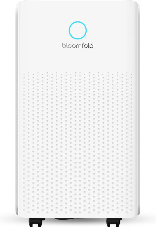 Déshumidificateur Bloomfold - 12L par jour - Fonction Lavage-Séchage incluse - Convient pour le salon, la chambre, la cave et la salle de bain - Déshumidificateur - Blanc