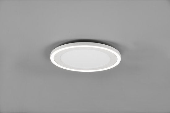Reality - Lampe de plafond LED - Plafonnier - 24,5W - Blanc naturel 4000K - Rond - Blanc - Plastique