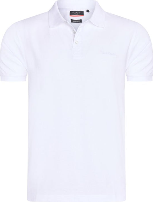 Pierre Cardin - Polo classique SS pour homme - Blanc - Taille XL