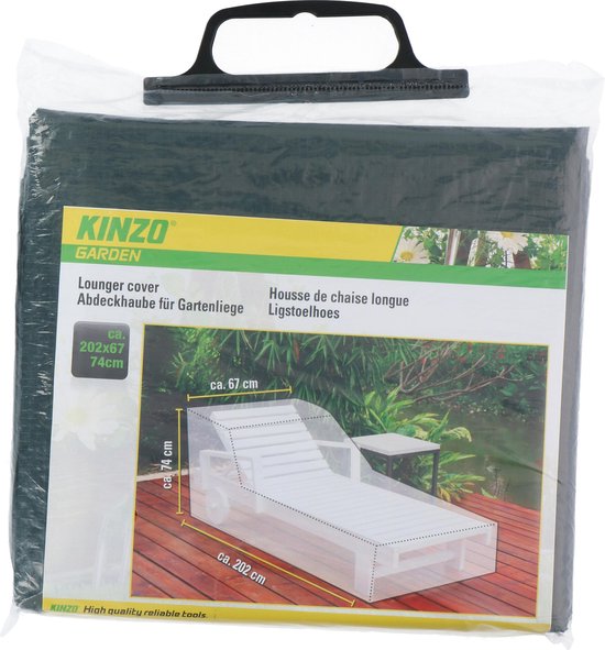 Kinzo Deckchair Cover - Housse pour chaise longue - 202 x 67 x 74 CM - Couleur camouflage