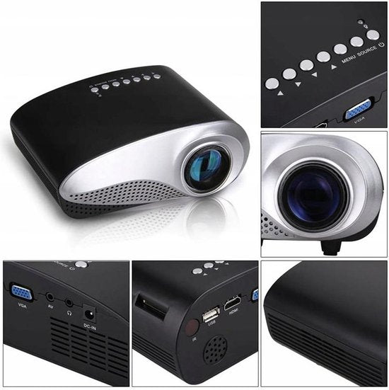 RD802 Mini projecteur LED Beamer Full HD-1080P