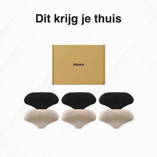 Protège-talon - 6 pièces - Talonnette - Orthèses - Semelle antidérapante - Contre les ampoules - Talonnettes - Talonnettes pour chaussures