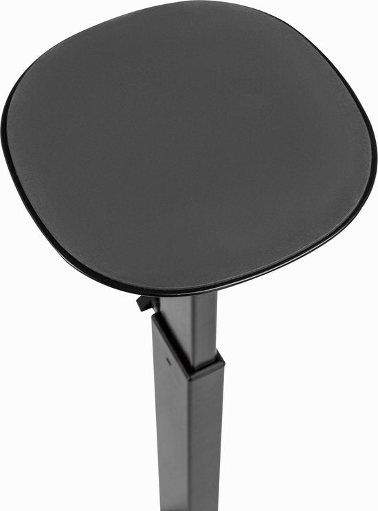 Support pour haut-parleur - VDD Gaming - Support universel au sol - Réglable en hauteur jusqu'à 117 cm avec gestion des câbles - Noir