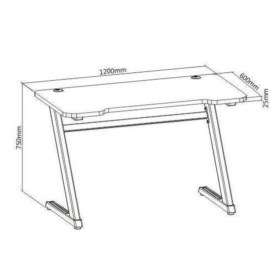 Bureau gaming Thomas - bureau enfant - 120 cm x 60 cm