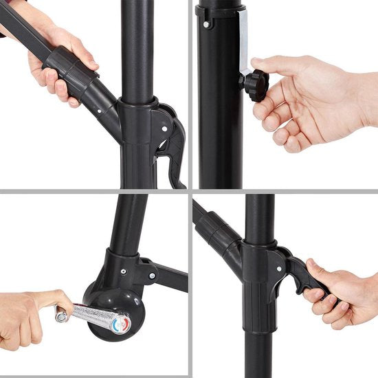 Kingsleeve Parasol flottant - Ø300cm Protection UV 80+ - Crème