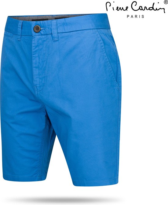 Pierre Cardin - Short chino pour homme - Cobalt