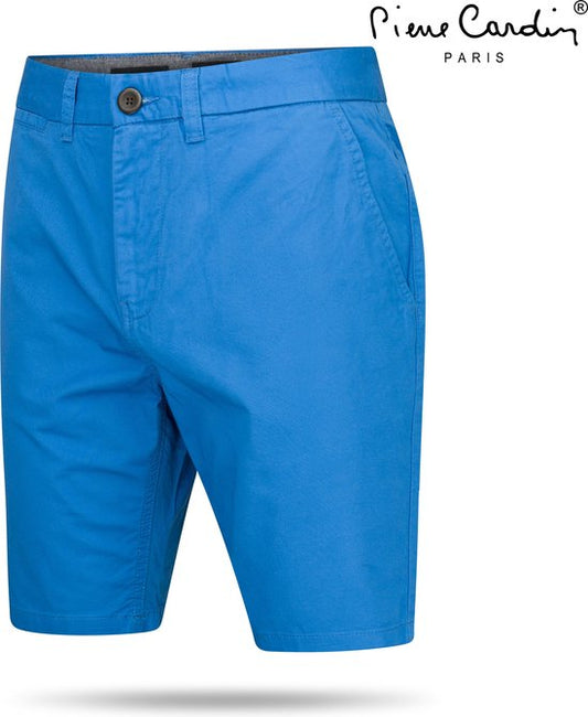 Pierre Cardin - Short chino pour homme - Cobalt