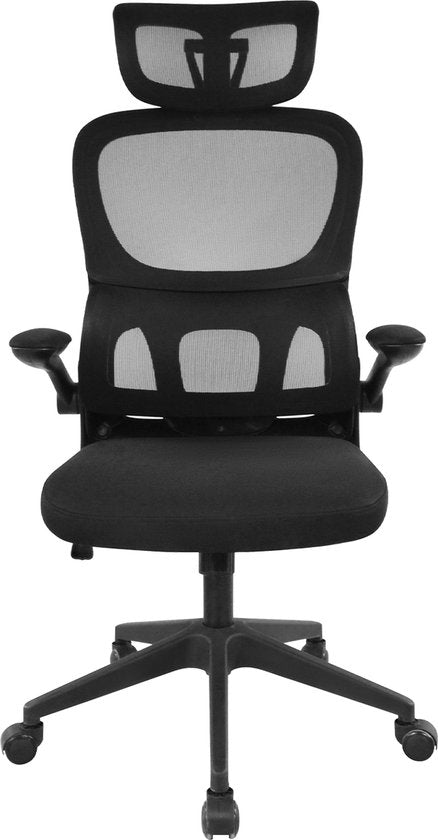VVD - chaise de bureau - chaise de bureau - réglable en hauteur - ergonomique - noir