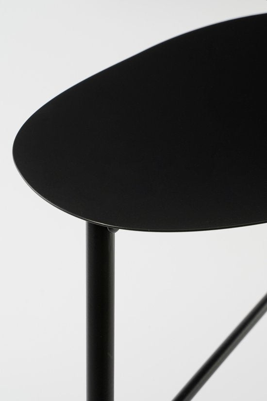 Mica Decorations Table d'appoint Fonda - L44 x L30 x H40 cm - Métal - Noir