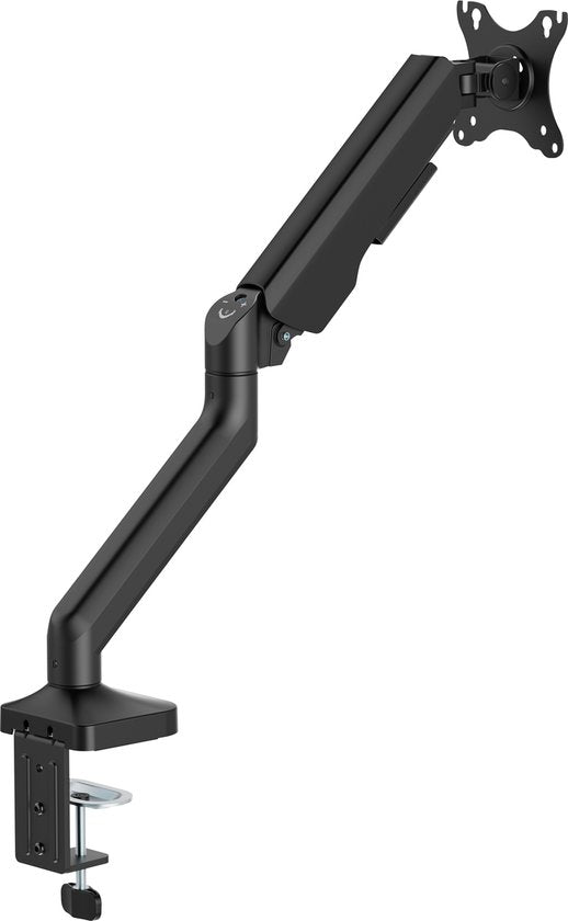 VDD Gaming - Bras de moniteur - Bras de moniteur - Support de moniteur - Hauteur réglable - Pour 1 écran - Design ergonomique - Noir
