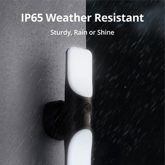 eufy Security S100 Applique murale avec caméra - Applique murale avec caméra - Résolution 2K - Éclairage 1 200 lumens - Vision nocturne couleur - Détection intelligente AI - Étanchéité IP65 - Pas de frais mensuels - Filaire