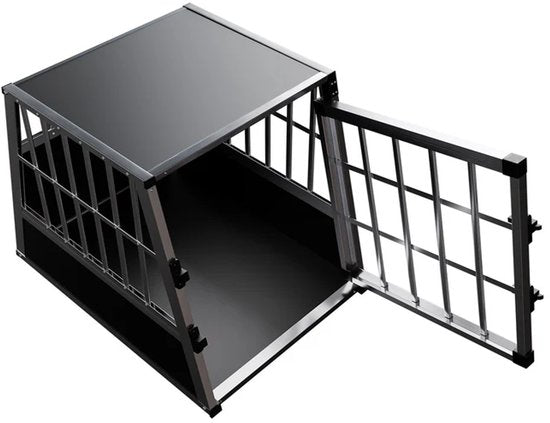 Boîte de transport pour chiens en aluminium - L