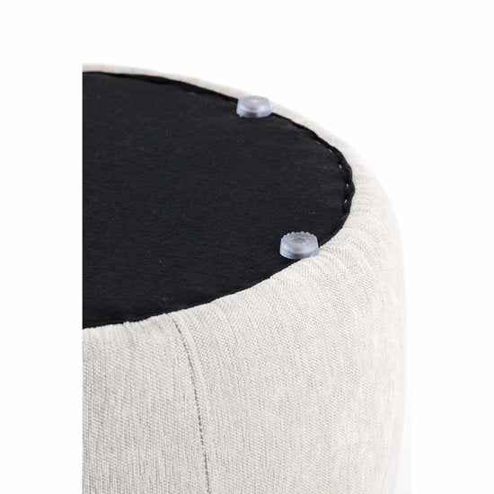 Light & Living Tabouret Sibiu - Marron - Ø50x40cm -.