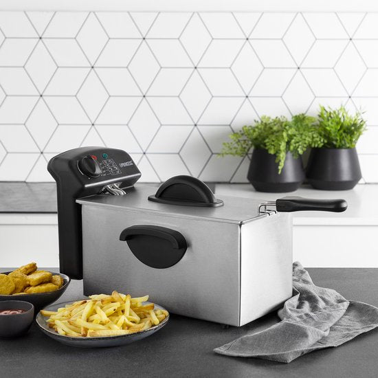 Friteuse 3 litres - Princess 182626 Family Castel friteuse 3 litres - Zone froide - Capacité 3 litres - friteuse Princess - 2000W