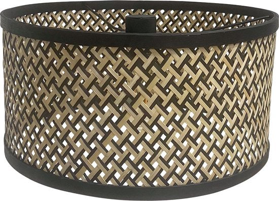 Abat-jour Steinhauer Abat-jour - noir - bois - 40 cm - raccord E27 - K1068BS