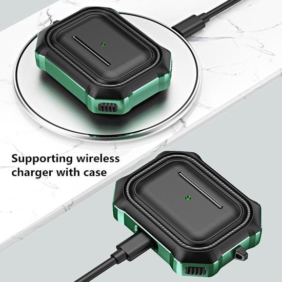 Garpex® Etui protecteur en TPU pour AirPods 3 - Noir