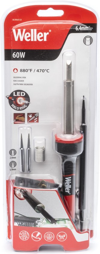 Weller WLIRK6023C - Kit fer à souder avec éclairage LED - 230V - 60W - 425°C