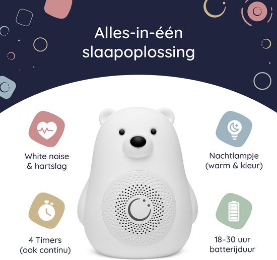Numsy Bruno White Noise Machine Baby - Appareil à bruit blanc - 2025