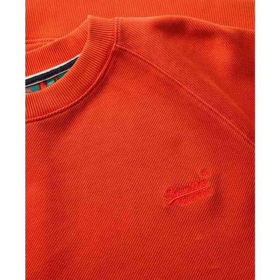Superdry - Essential Logo raglan round neck sweatshirt - Hommes - Pulls