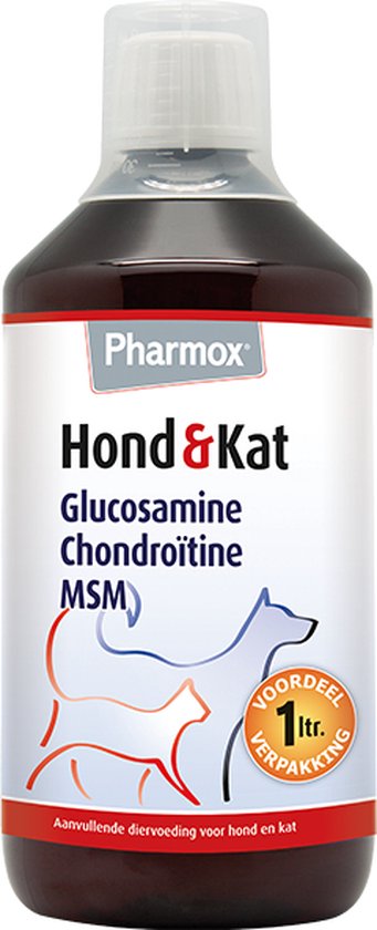 Pharmox Dog & Cat Glucosamine 1000 ml - Important élément de construction pour les chiens et les chats