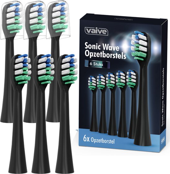 VAIVE Set de têtes de brosse à dents - 6 pièces - Sonic Wave Precision X8900