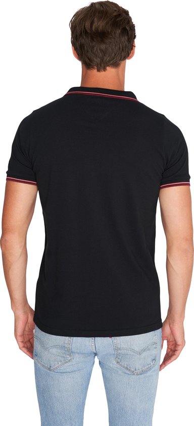 Mario Russo - 4XL - Polo Edward - Hommes - Noir