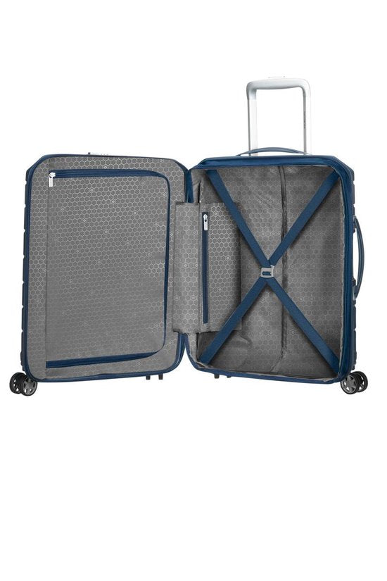 Valise cabine - Samsonite Flux - avec Extension - Polypropylène - Bleu Marine