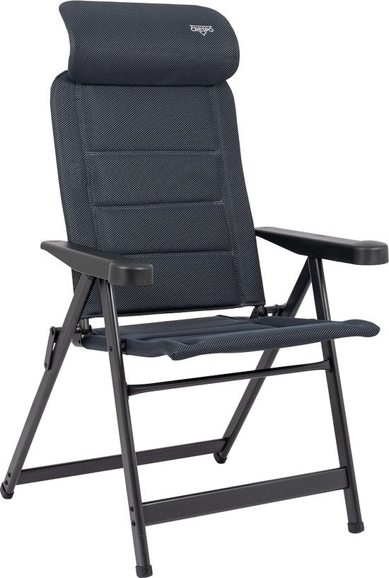 Crespo - Chaise de plage - M - AP/237 - Air-Deluxe - Compact - Gris - Modèle 2025