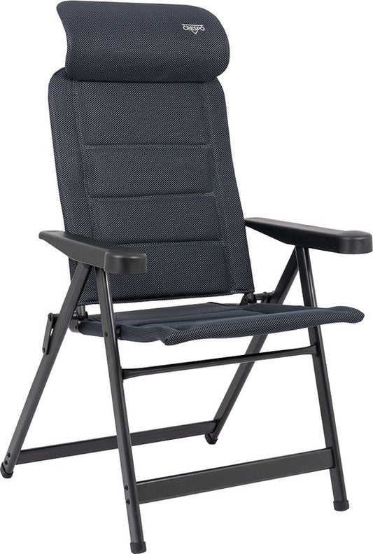 Crespo - Chaise de plage - M - AP/237 - Air-Deluxe - Compact - Gris - Modèle 2025