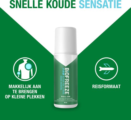 Biofreeze Gel roller à effet froid 89 ml