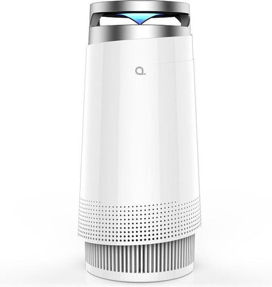 Andersson - Purificateur d'air avec ionisation - Pour les pièces jusqu'à 14 m² et avec application Wifi - Équipé d'un filtre Hepa 13 et d'un mode nuit - Pour un climat intérieur propre - Plastique blanc