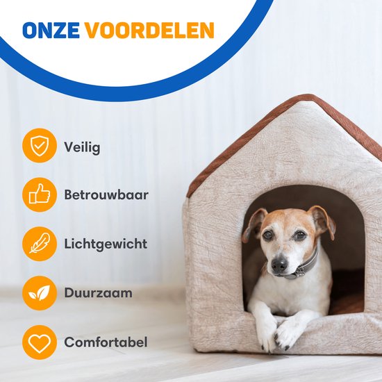 Vulpes Goods® Pets - Collier pour chien adapté à Apple AirTag - Collier Apple Airtag pour chiens Pro - Sûr, léger, réfléchissant et confortable - Anti-rayures et résistant à l'eau - 2 accessoires inclus - 43-51 CM - L