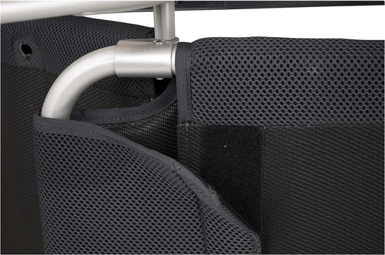 Crespo - Chaise de plage - AA/237 - Air-Elite - Compact - Gris