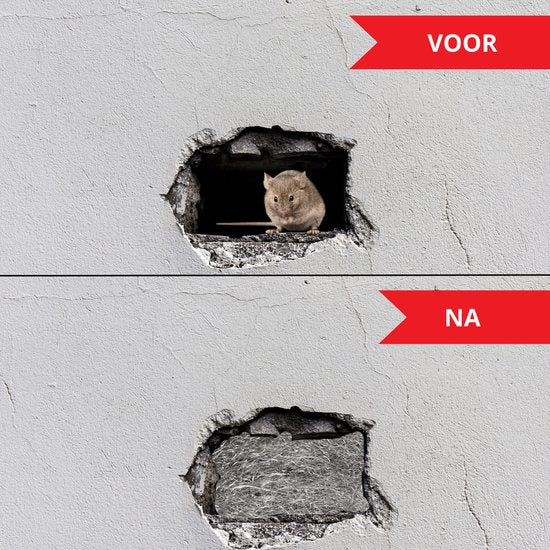 Steelwool Mice Premium Mice Steelwool - 3,5 Meter - 210 Gram - Mouse Mesh - Mouse Repellent - Incl. Scissors