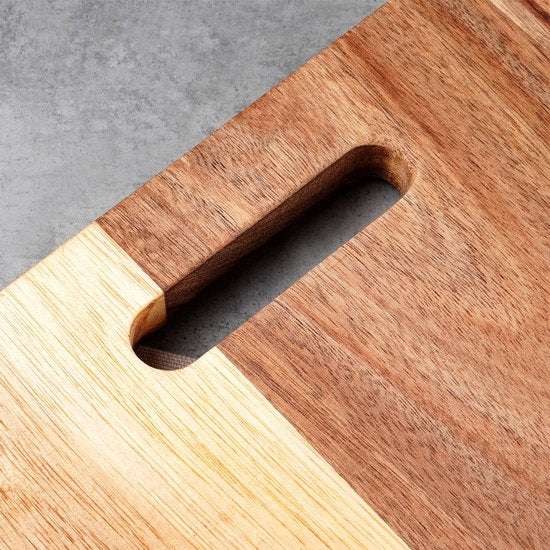 Planche à découper en bois 36x23 cm - Planche de cuisine - Cuisine