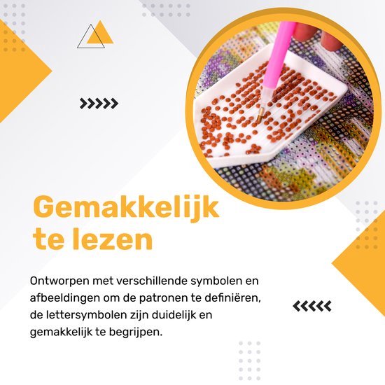 Rubye® Peinture au diamant adultes - Peinture au diamant enfants - Peinture au diamant paquet complet - Chaton et chiot - 40x30cm