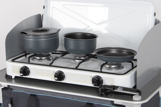 Bo-Camp - Set de casseroles et poêles - Trekking - 5 pièces - Aluminium
