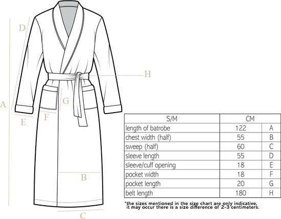 TISECO HOME STUDIO - robe de chambre - MICROFLANNEL COSY - S/M - 100% polyester - Grenade