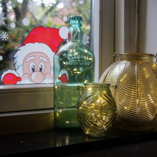 Guirlandes lumineuses Giftmas - 6x2M LED - Lumières - Blanc chaud - 72 heures d'autonomie - Décorations de Noël pour l'intérieur et l'extérieur - Lumières de Noël
