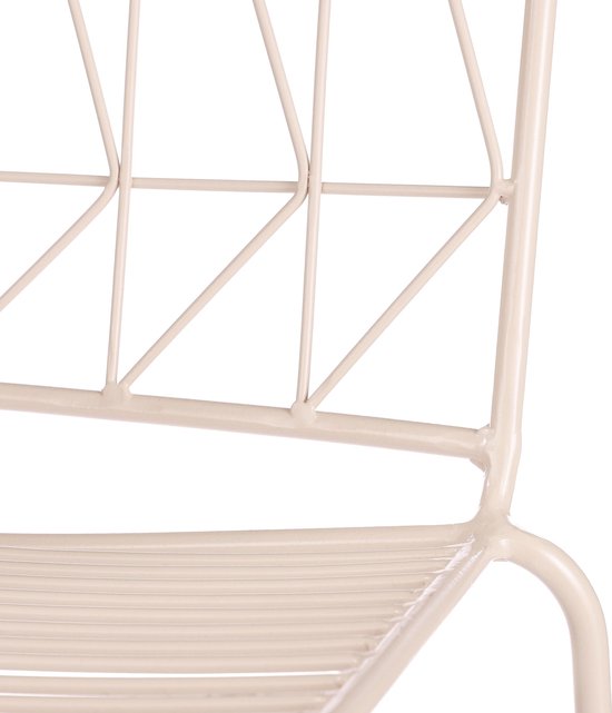 Tabouret de bar, Mica Decorations, Bueno pour extérieur, L53 x L55 x H108 cm, Rose