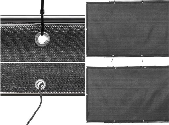 Hortensus - Brise-vue de balcon pour plus d'intimité - 2 pièces