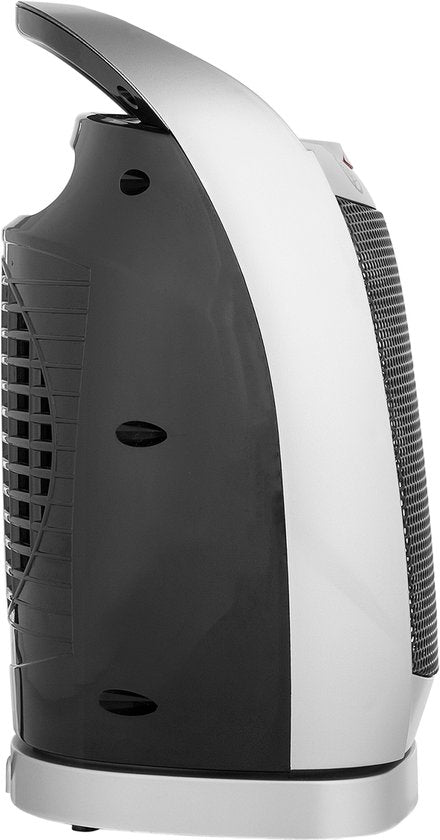 Tristar Chauffage électrique KA-5038 - Chauffage à ventilateur - Avec protection contre le basculement et la surchauffe - Fonction rotative - 750W et 1500W - Gris