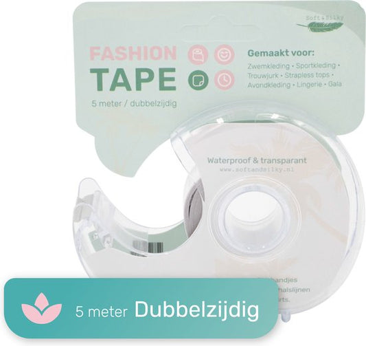Ruban de mode doux et soyeux - 5 mètres - Double face - Ruban pour robe - Ruban pour vêtements - Ruban pour seins - Couvre-mamelons