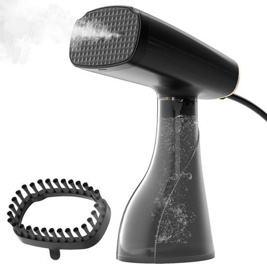 HomeShift Défroisseur à vêtements - Défroisseur - Défroisseur à main - Pour vêtements et meubles - 380ML - Noir