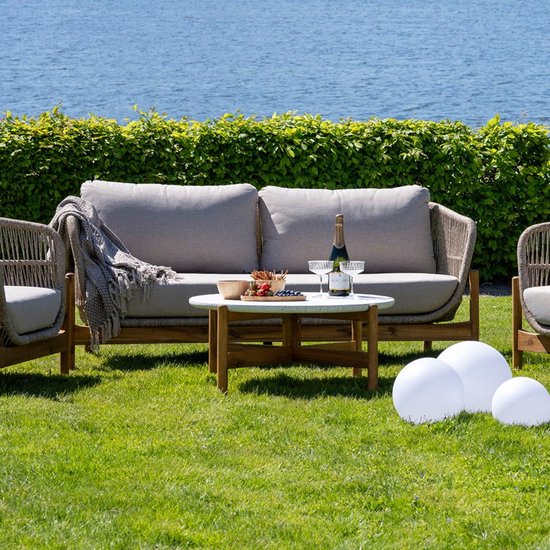 House Nordic Terracina Lounge Sofa Acacia/Beige