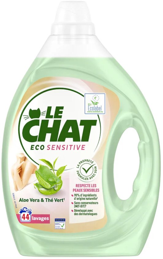 Détergent Le Chat Eco-Sensitive 44 lavages